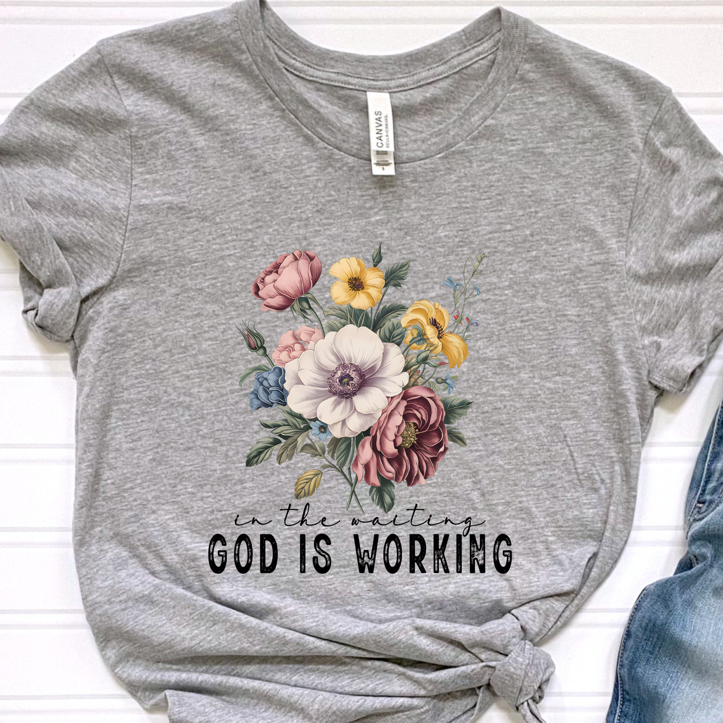 God is Working Graphic Tee