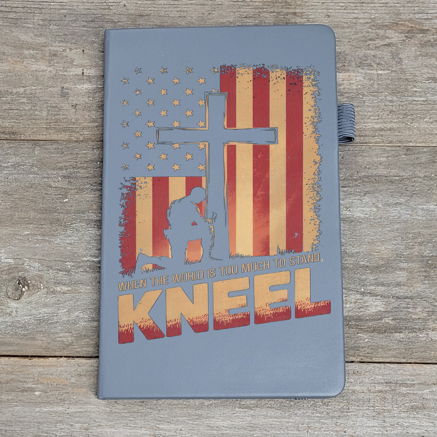 When The World Is Too Much To Stand Kneel - Hard Cover