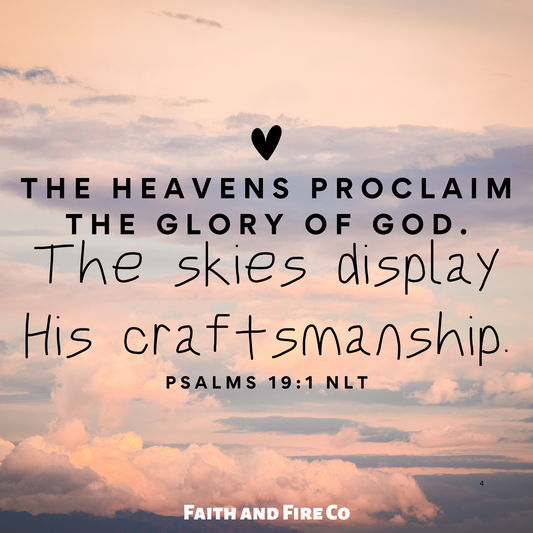 Psalms 19:1 NLT