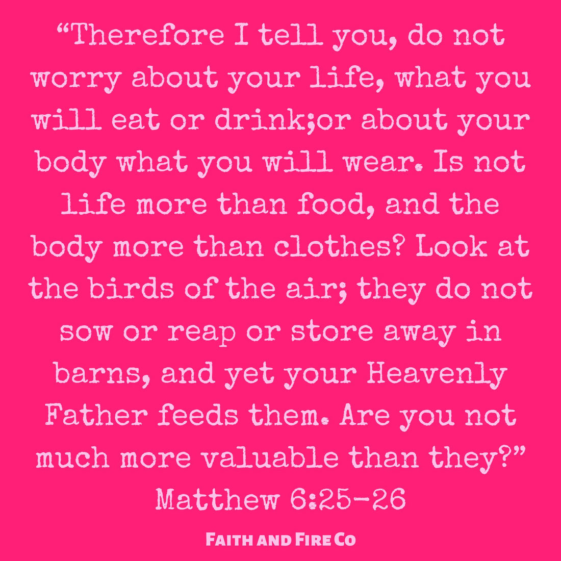 God knows what we need and he always provides for us.