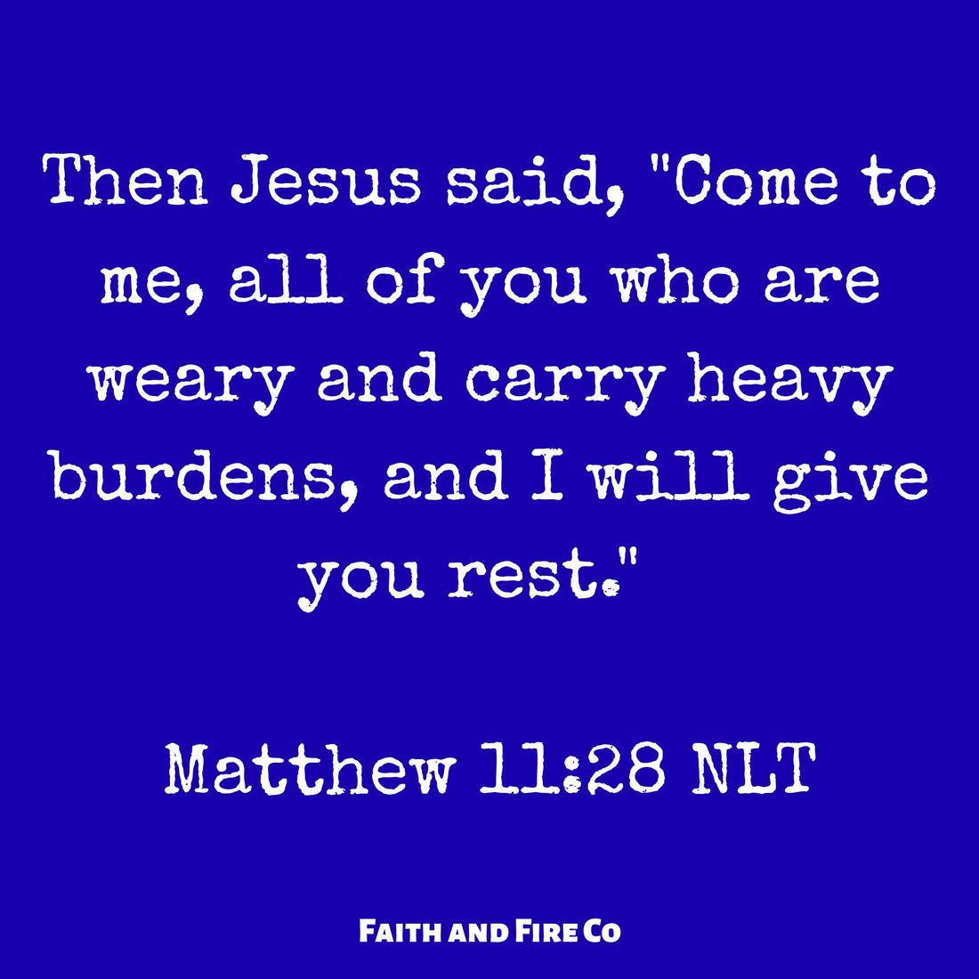 He will Give you Rest