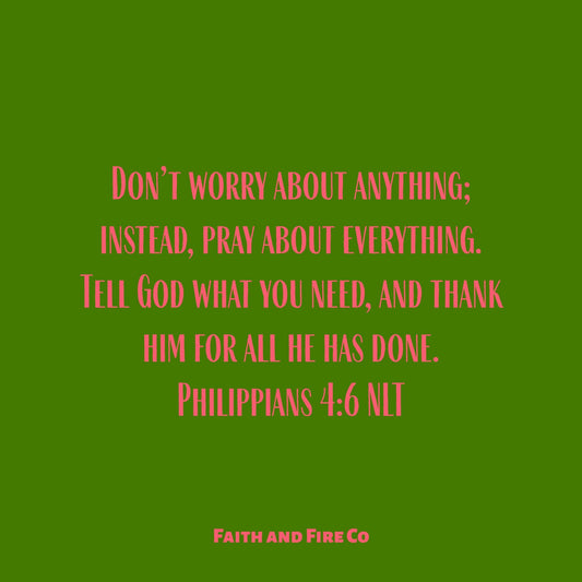 We have a God who fights for us, so we don’t have to