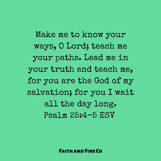 Seek God's Guidance and Trust Him