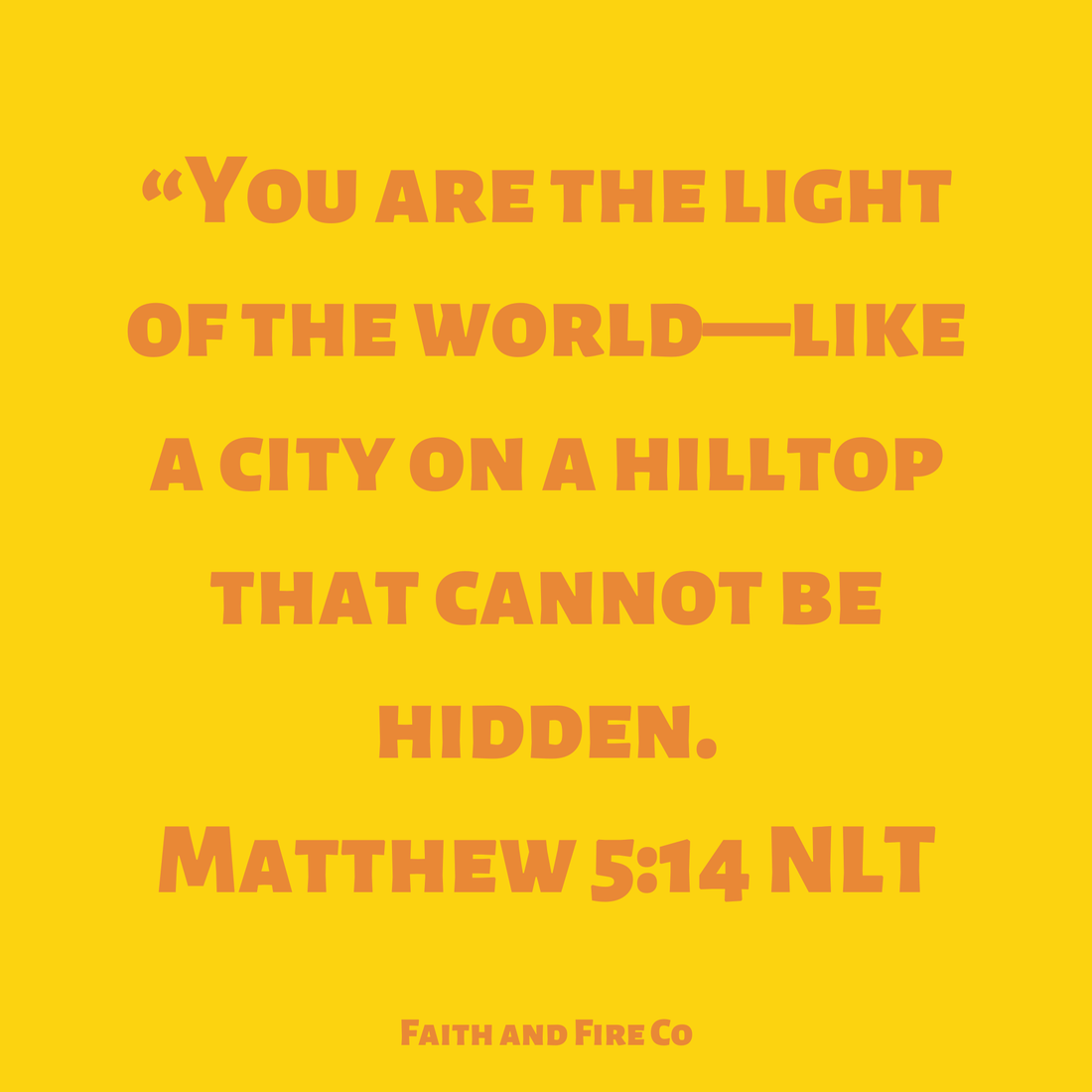 Let Your Light Shine