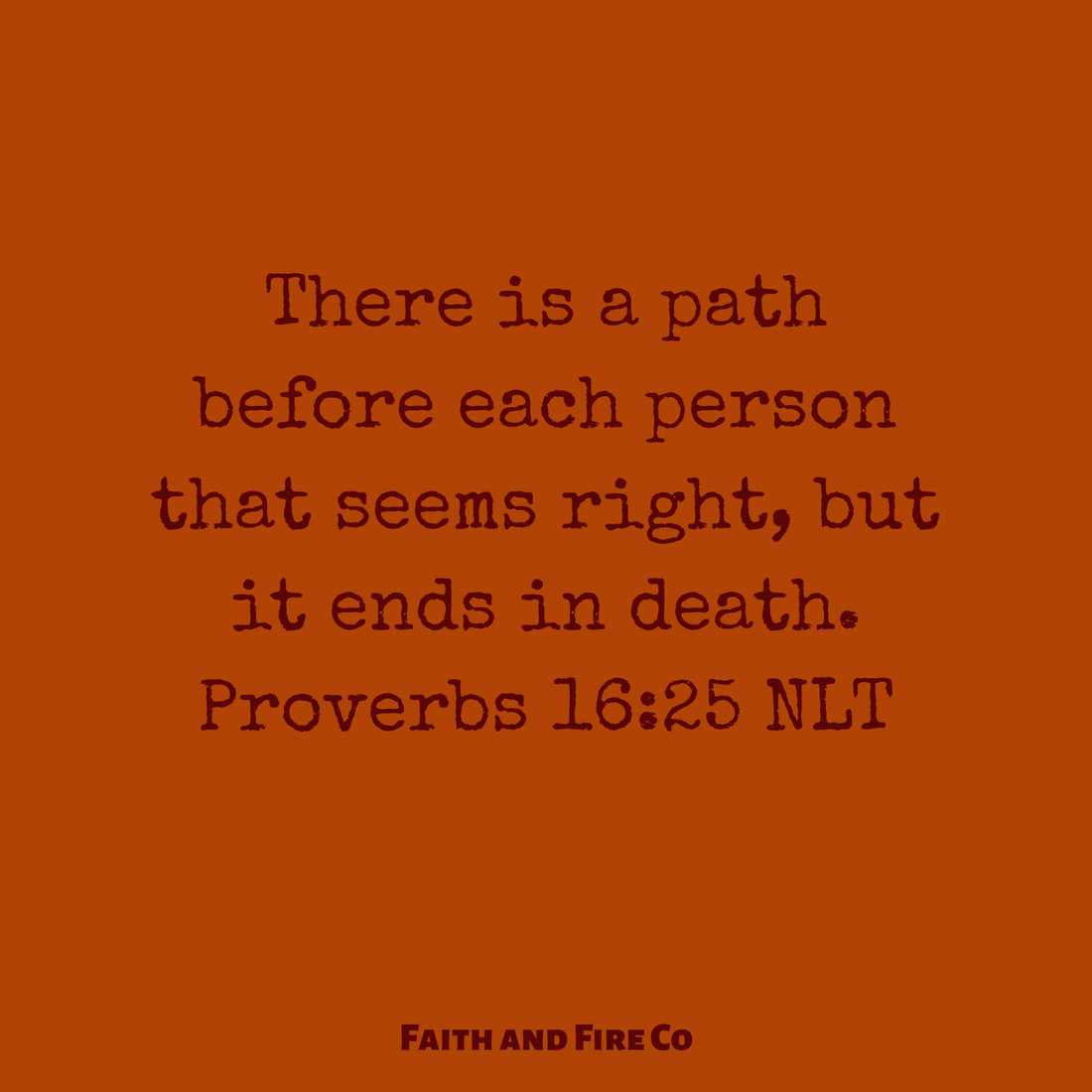 There is only One Road