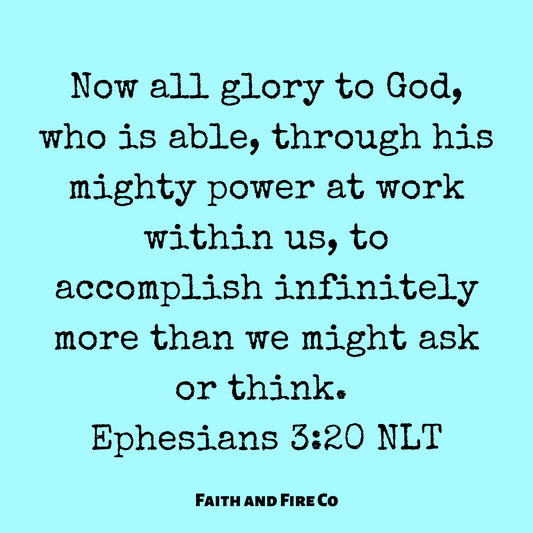 It all starts with prayer.