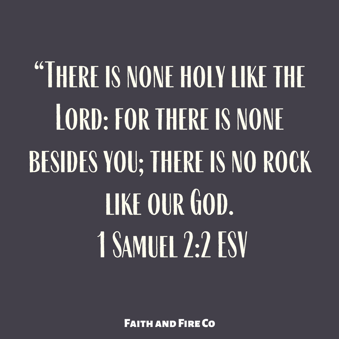 God is our Rock