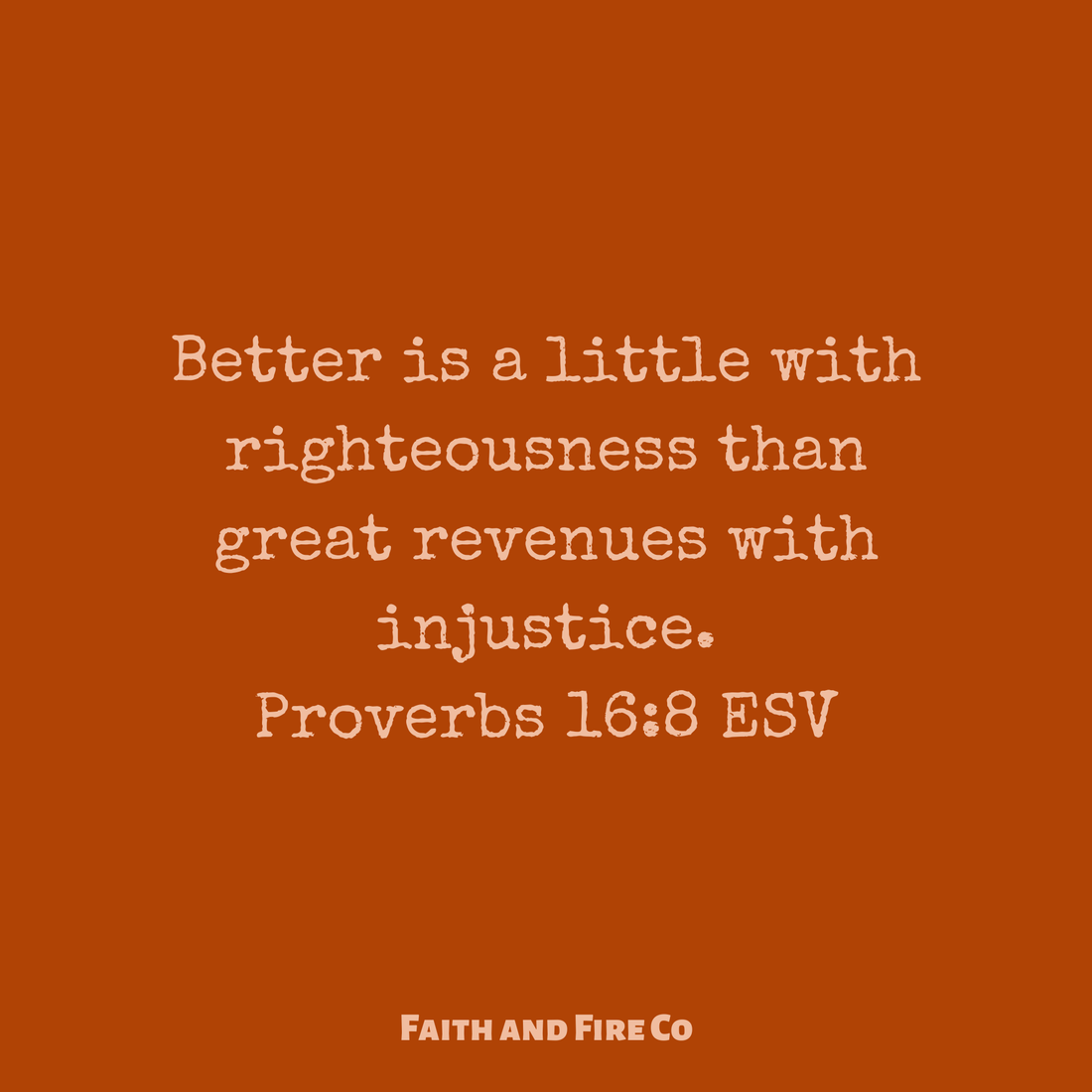 Less of the World, More of Jesus.