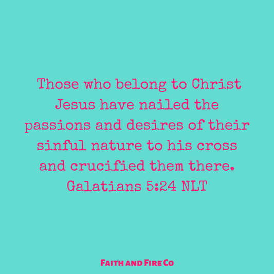 Have you let go of your sinful desires?