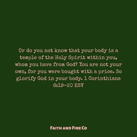 We need to glorify God.