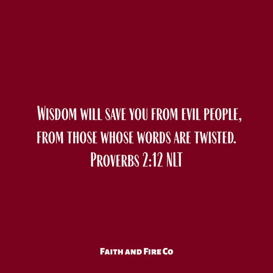 We need to be full of the word and Godly wisdom