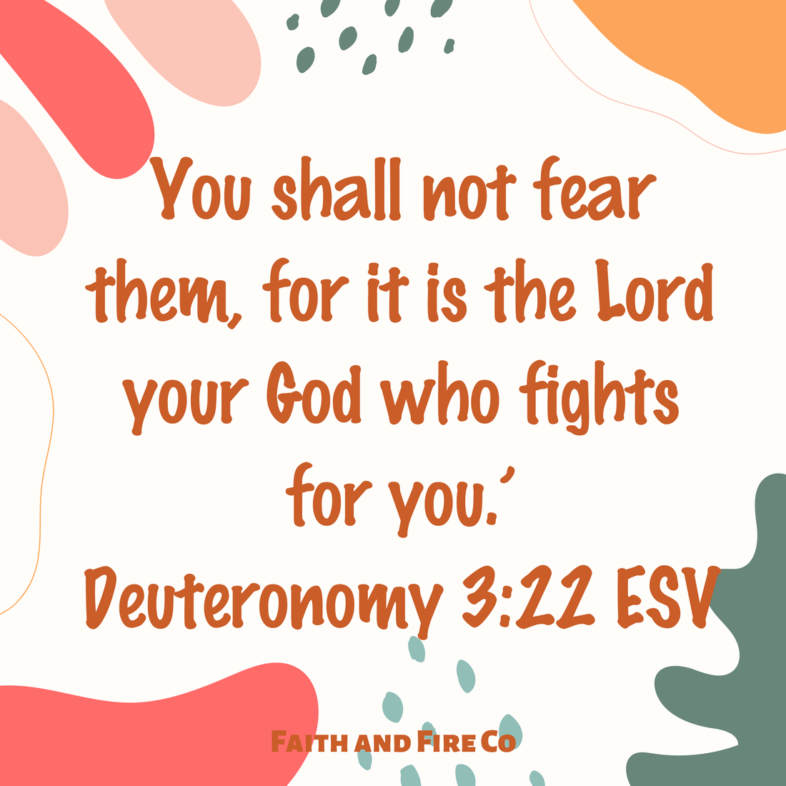 Deuteronomy 3:22 ESV