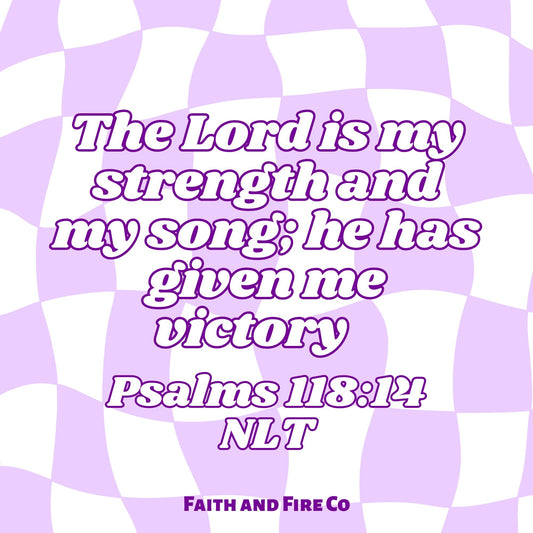 Psalms 118:14 NLT