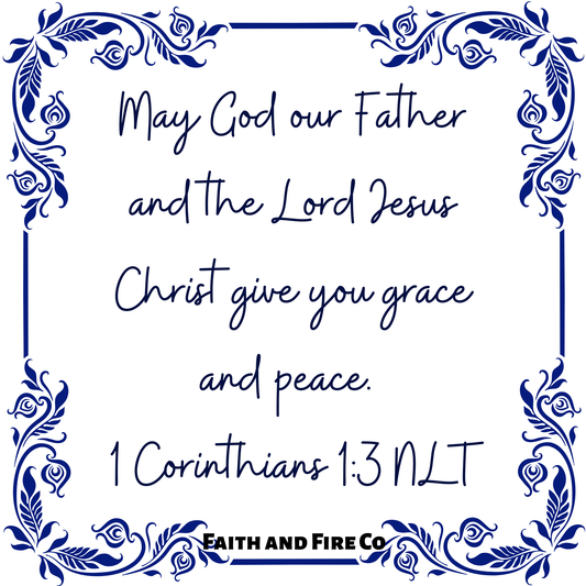 1 Corinthians 1:3 NLT