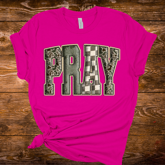 Southern Pray Pink Graphic Tee