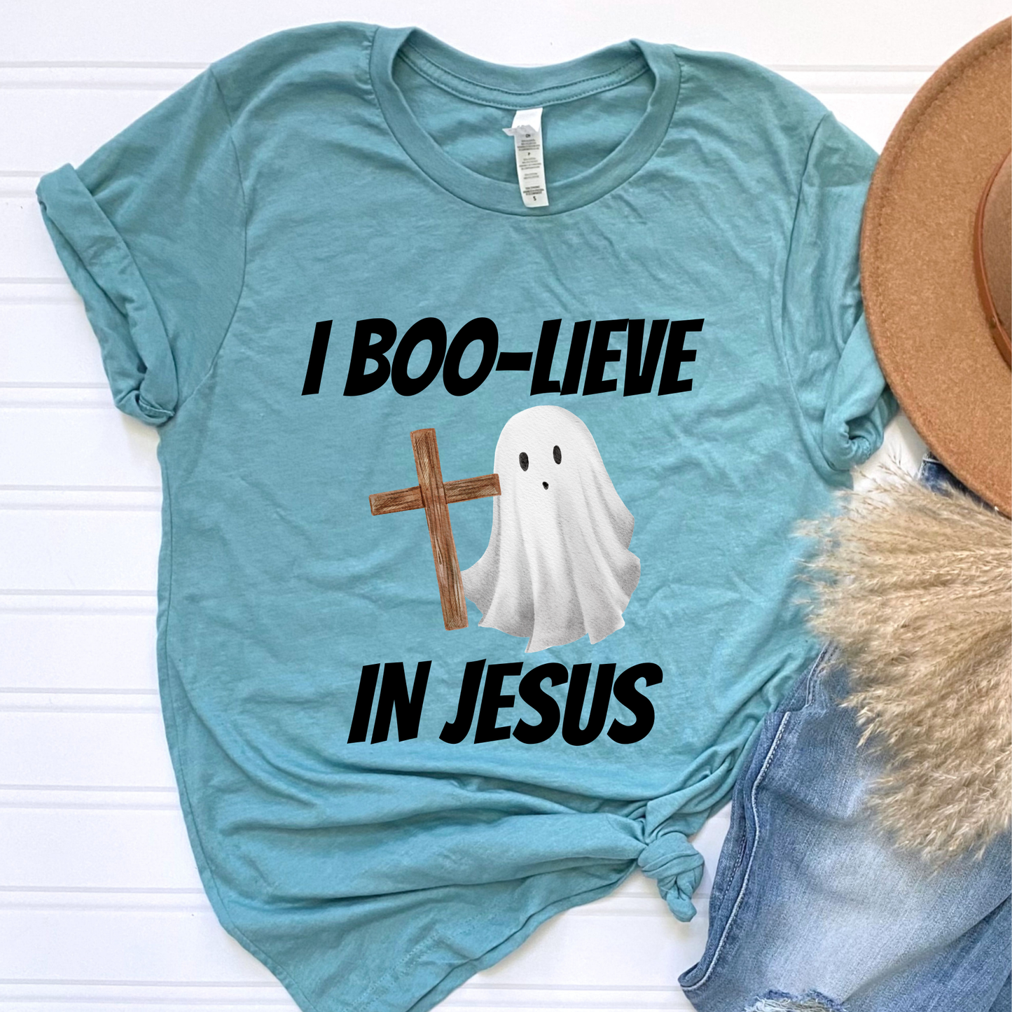 I Boo-lieve in Jesus Graphic Tee