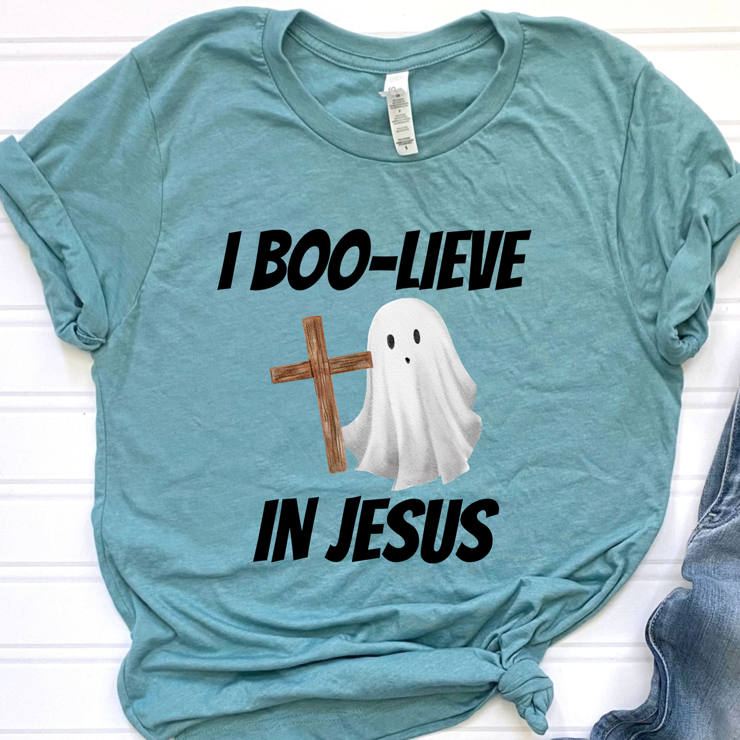 I Boo-lieve in Jesus Graphic Tee