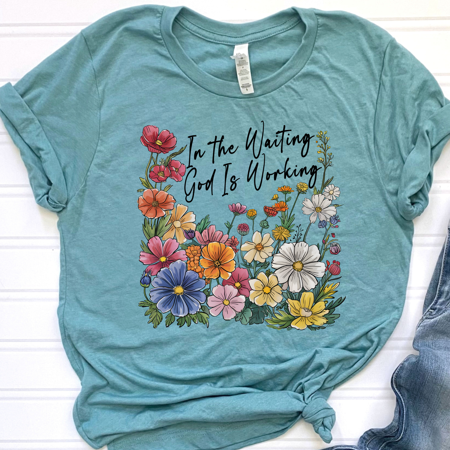 God is Working Graphic Tee