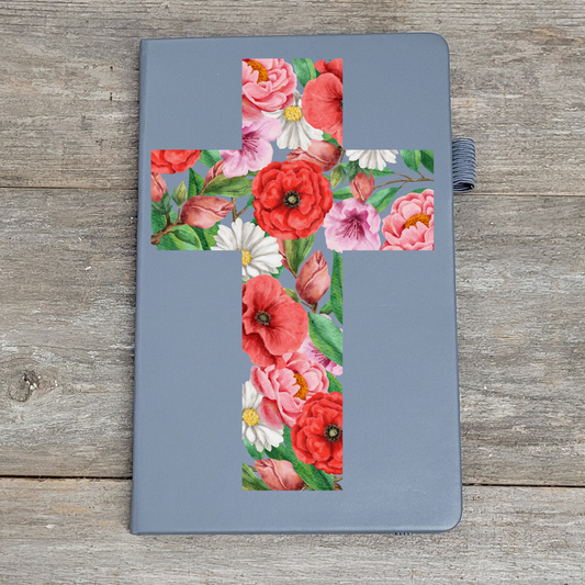 Flower Cross  - Hard Cover