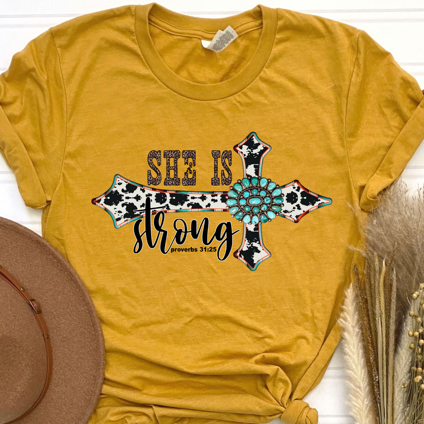 She is Strong Graphic Tee