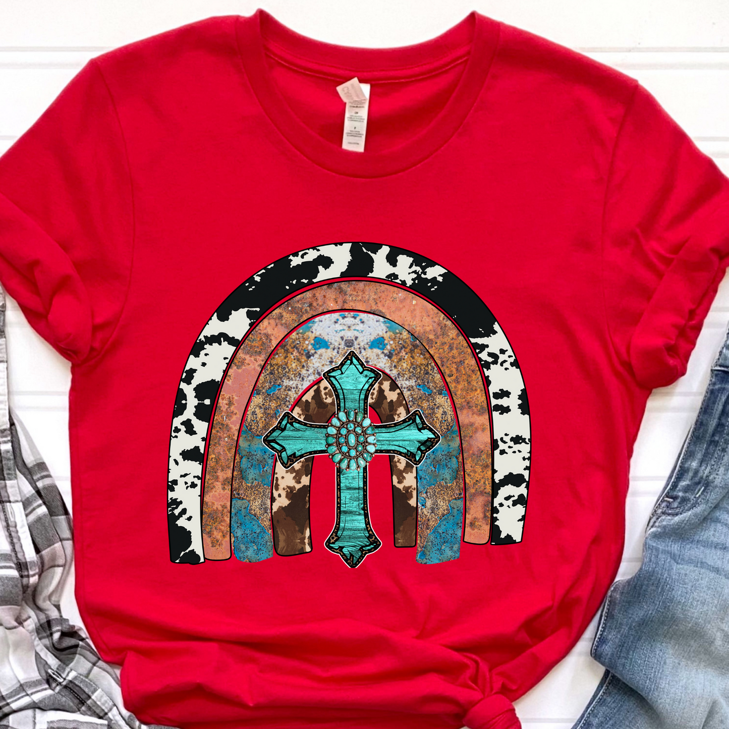 Rustic Cross Graphic Tee