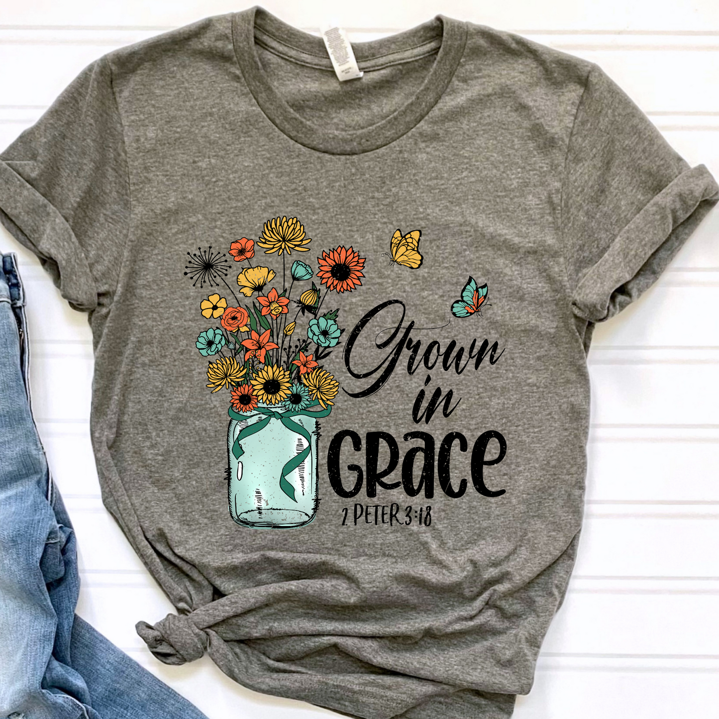 Grow in Grace Graphic Tee