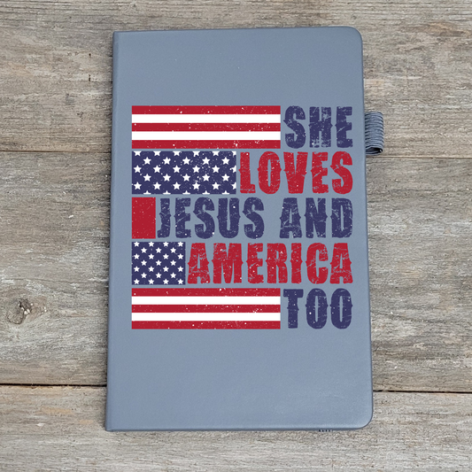 She Loves Jesus And America Too   - Hard Cover