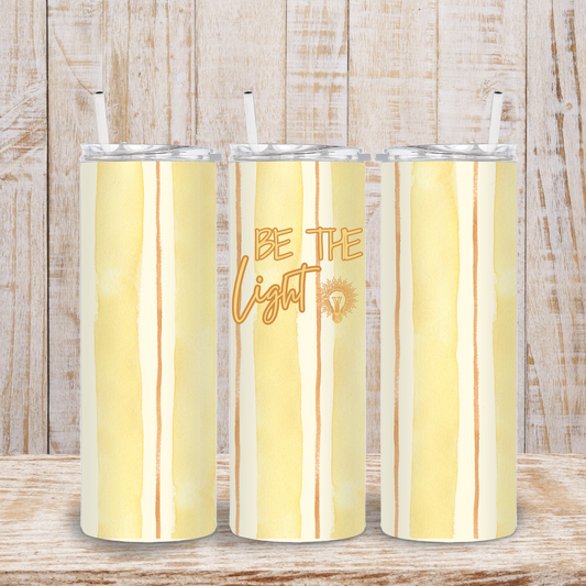Be the Light Colorful Tumbler