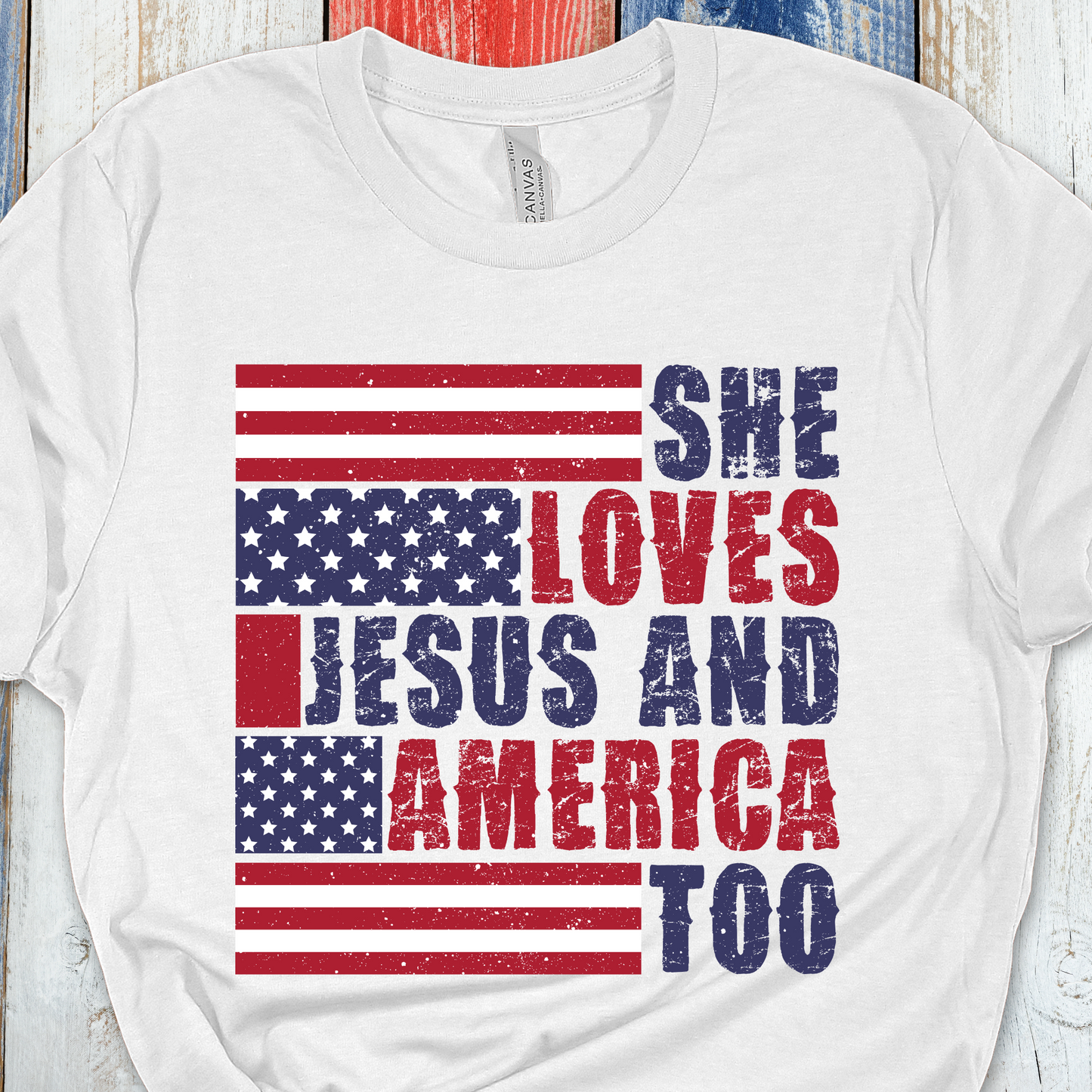 She Loves Jesus Graphic Tee