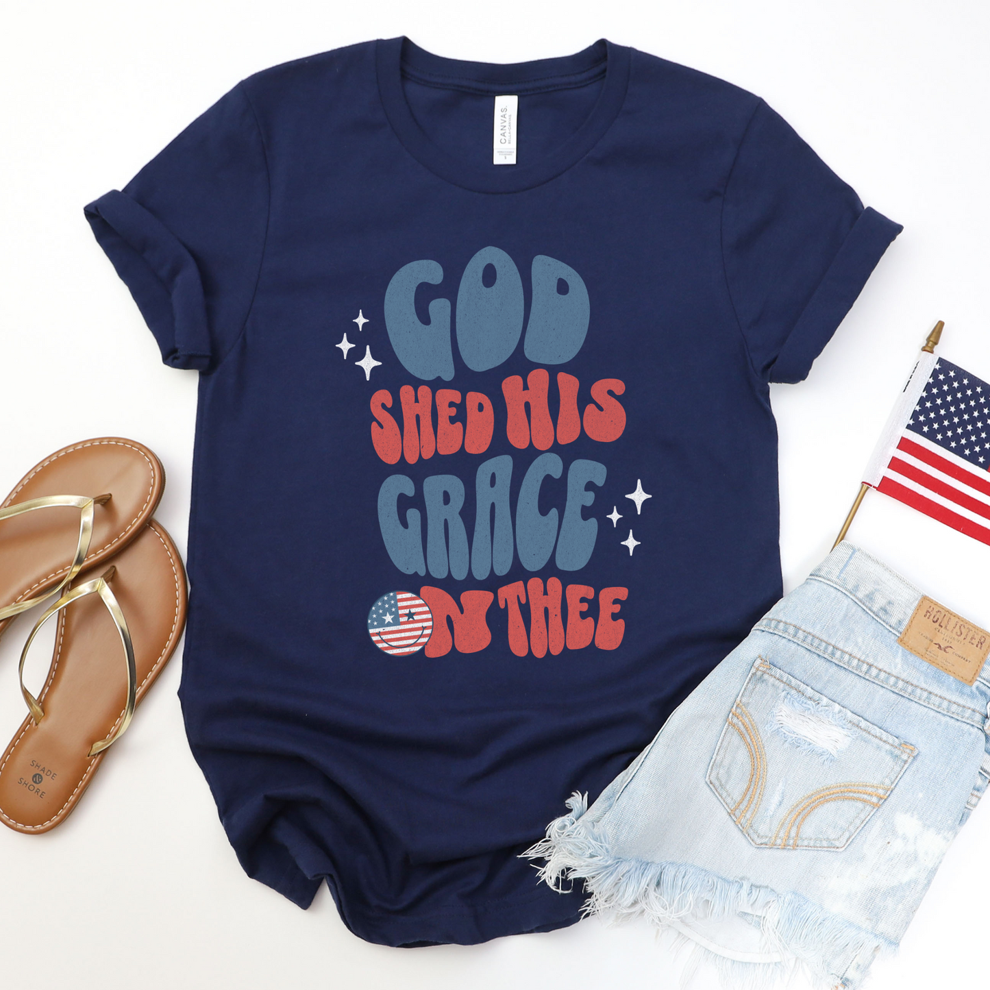 God Shed His Grace Graphic Tee