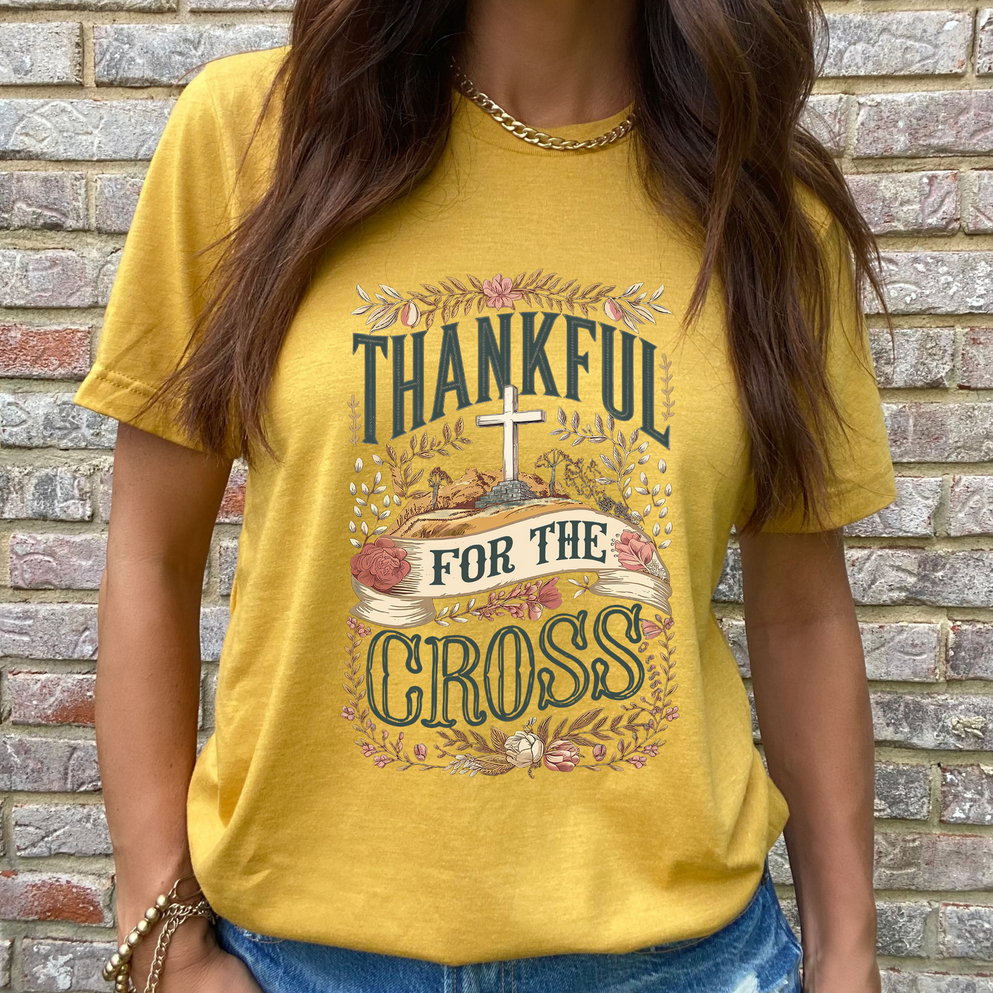 Thankful for the Cross Graphic Tee