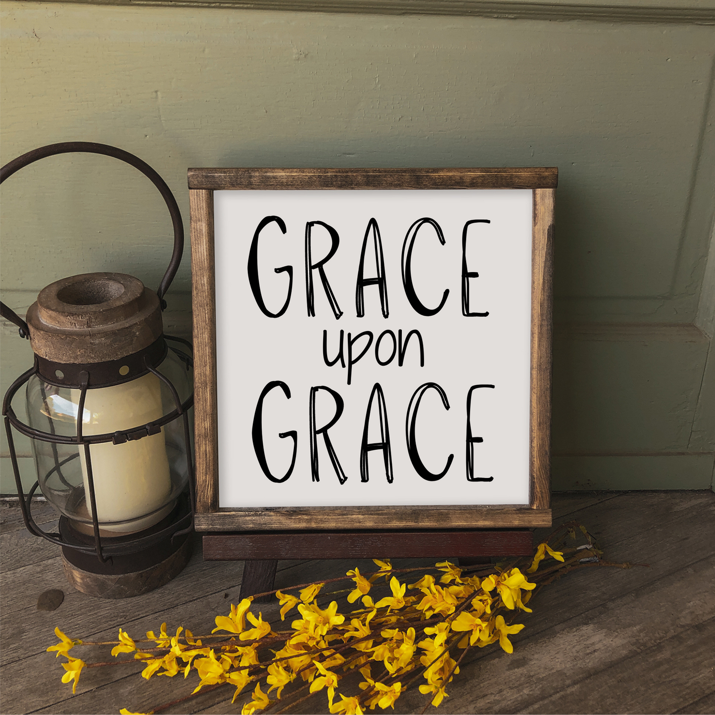 Grace Upon Grace Wood Prints