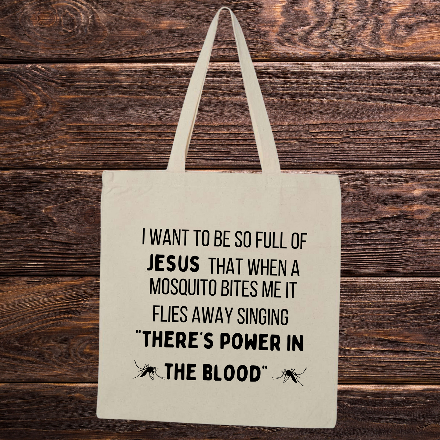 There’s Power in the Blood Tote