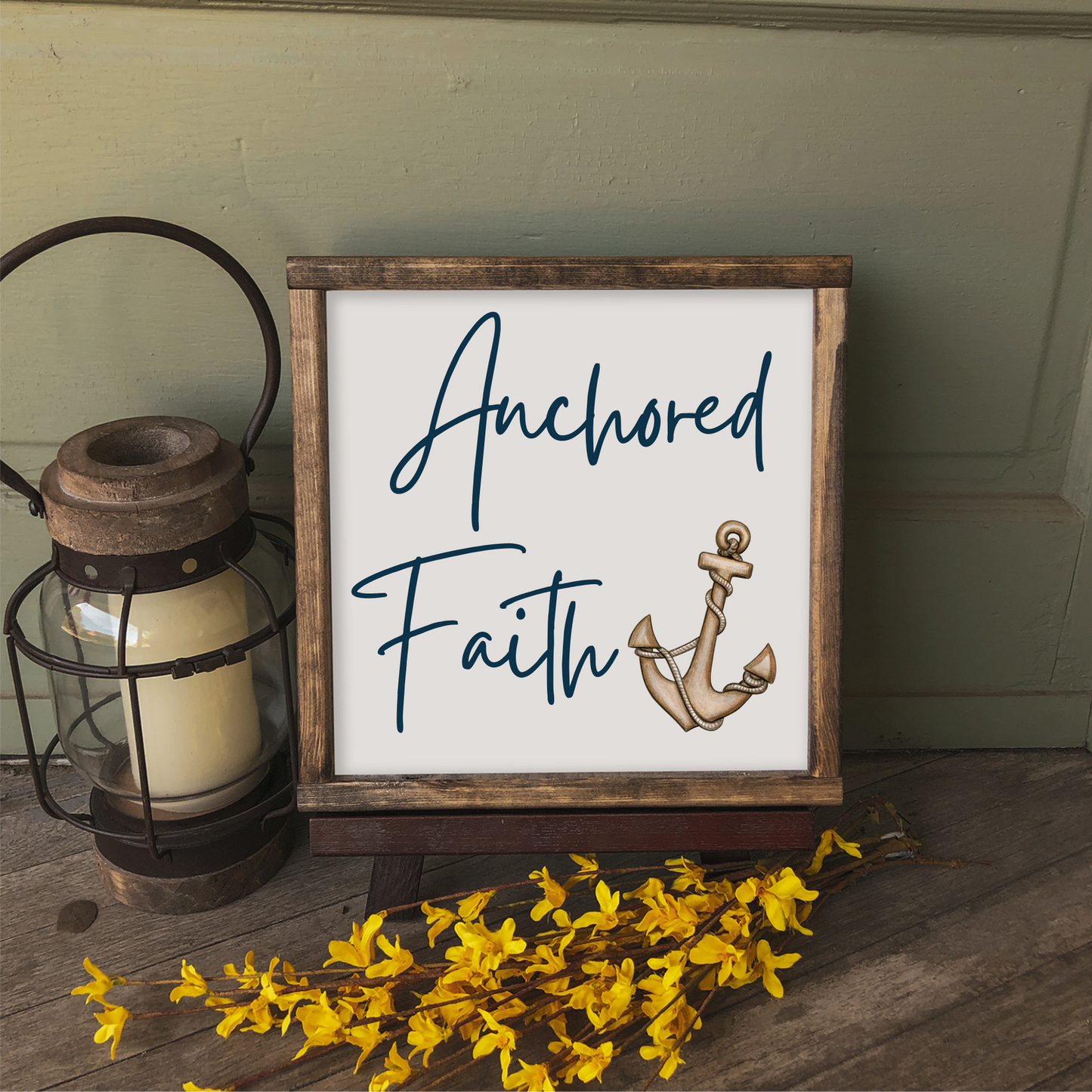 Anchored Faith Wood Prints